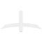 Ekena Millwork Bellingham Architectural Grade PVC Gable Bracket, 48"W x 22"H x 2"D x 4"F, 11/12 Pitch GBP048X22X0204BEL00 - alternate 4